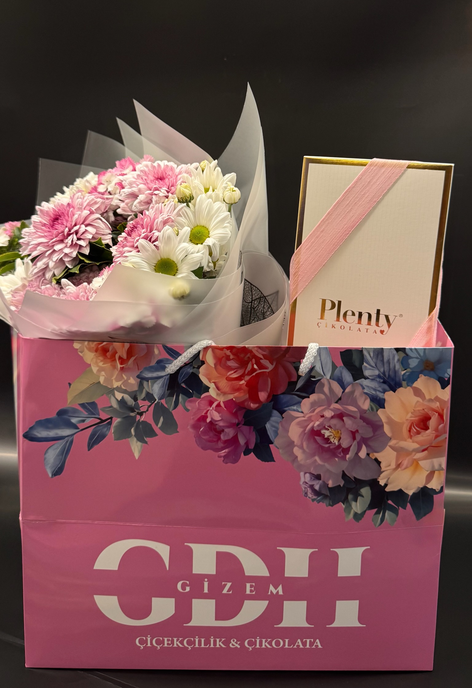 Çiçek Çikolata Kombin Hediye
