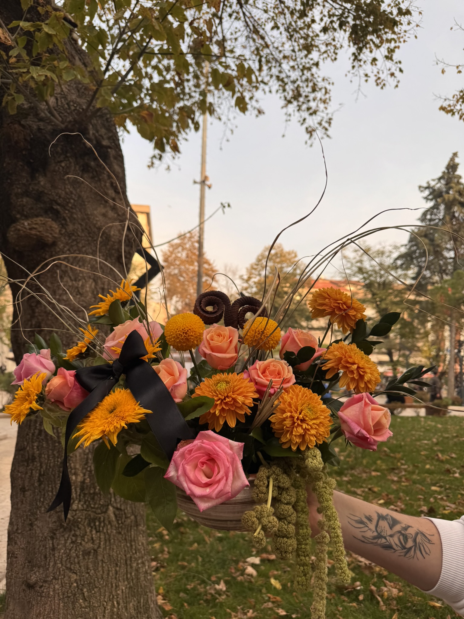 CANLI ÇİÇEK ARANJMANI