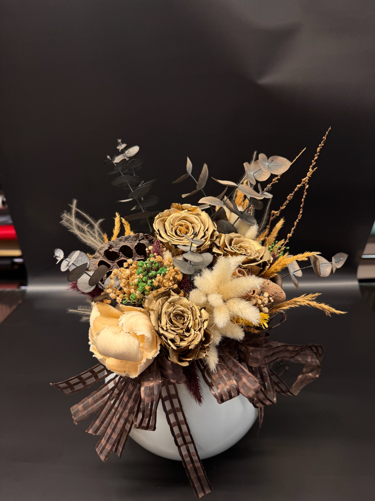 Solmayan Gül Fanuslu