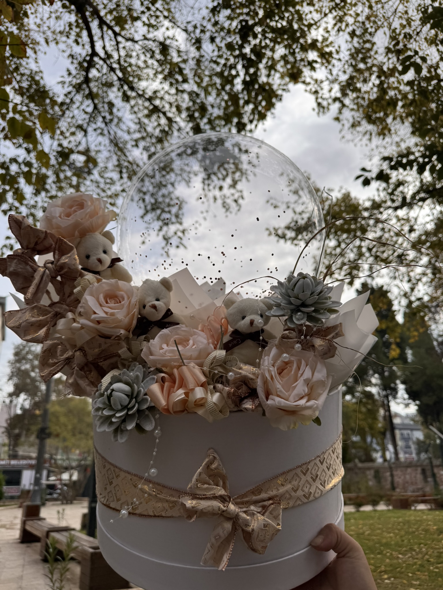 Balonlu Kutu Aranjmanı